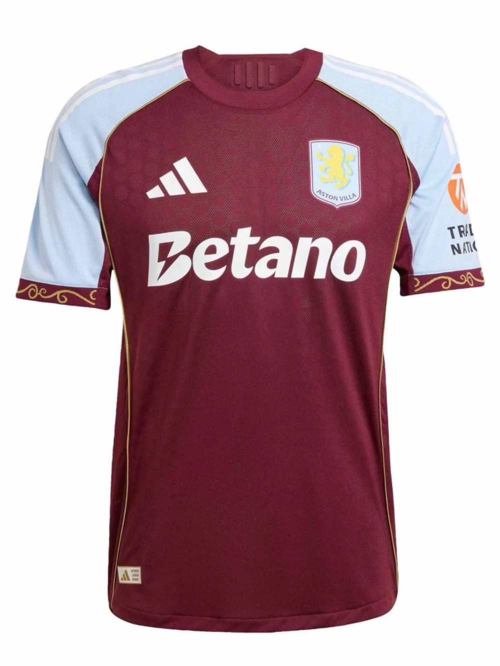 Adidas: Aston Villa 25/26 Maroon Soccer Jersey (Large)